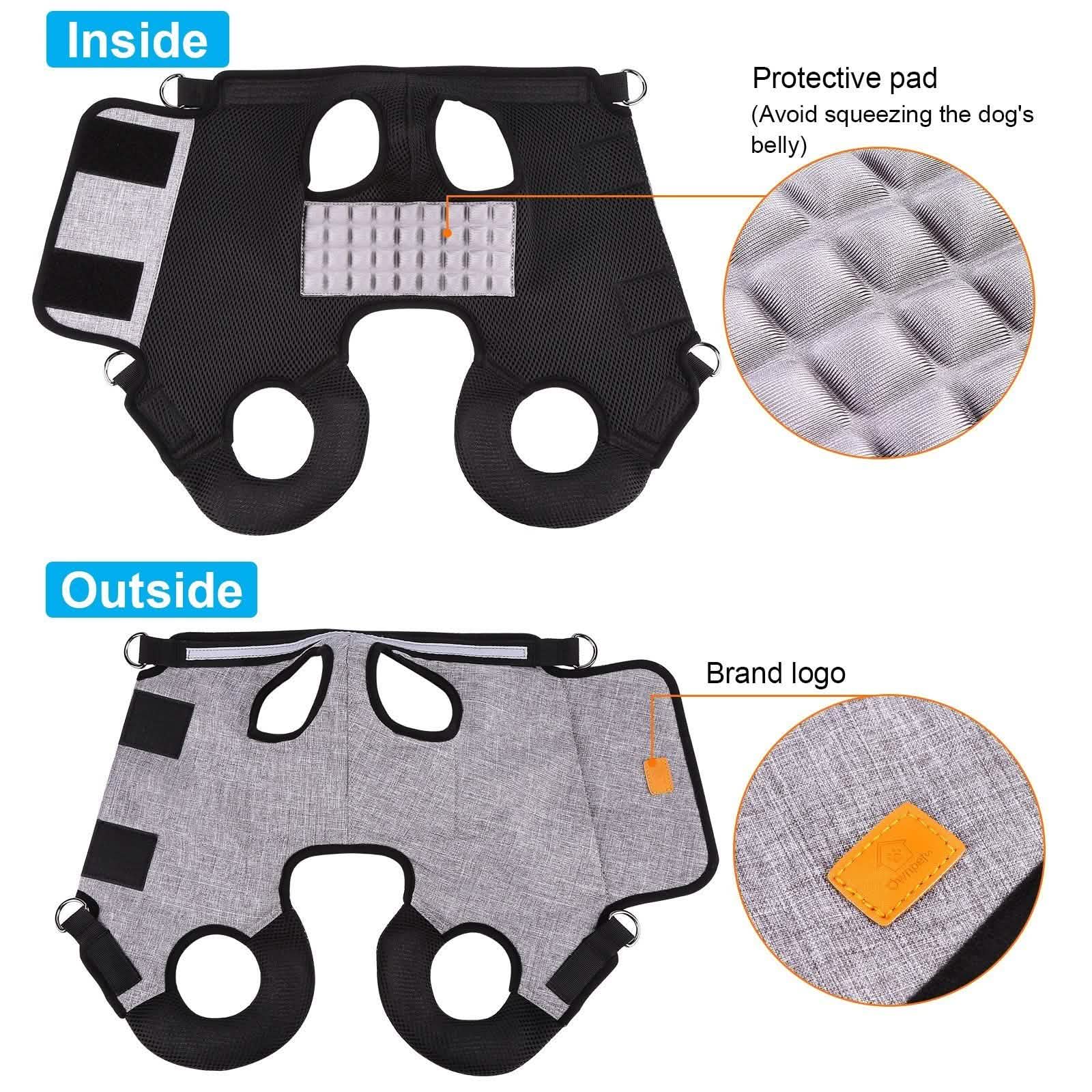 Harnais de levage réglable pour chien