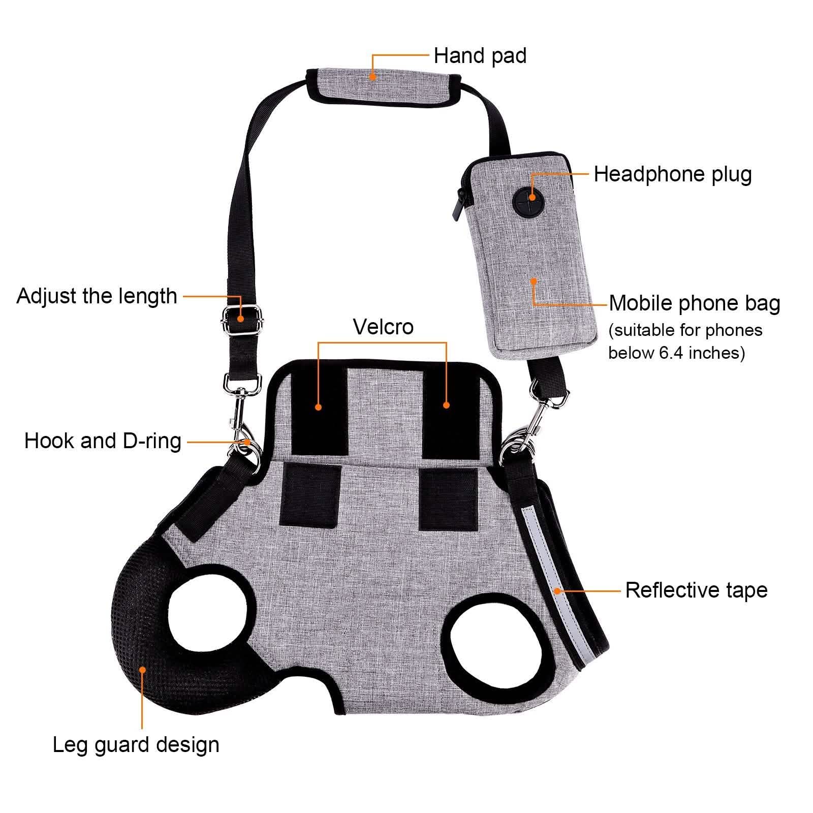 Harnais de levage réglable pour chien