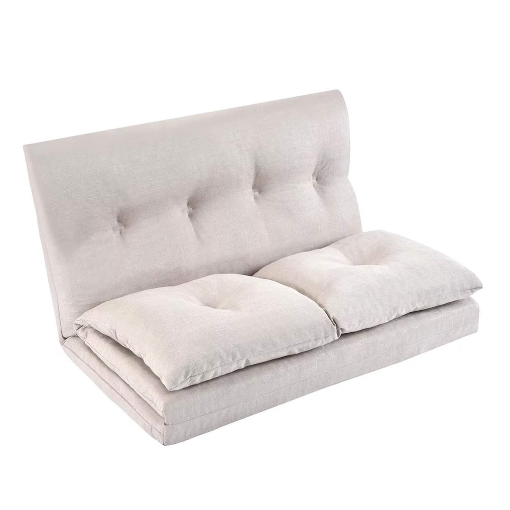 Chaise longue pliante réglable en tissu, canapé de sol et canapé