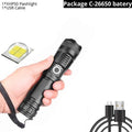 Lampes de poche LED USB puissantes, rechargeables, réglables et zoomables, haute luminosité, tactiques, étanches, super lumineuses, idéales pour le camping, les activités de plein air, la randonnée, la course et le cyclisme.