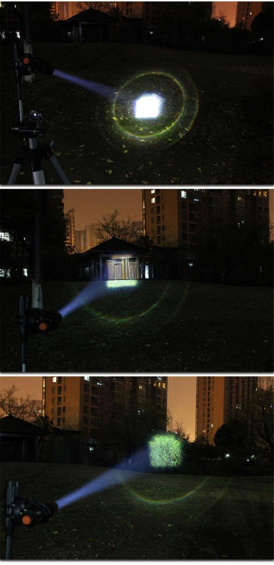 Lampes de poche LED mini portables super lumineuses, rechargeables, étanches et réglables, zoomables pour le camping, la pêche, l'éclairage de vélo, les enfants, l'intérieur, l'extérieur, la randonnée