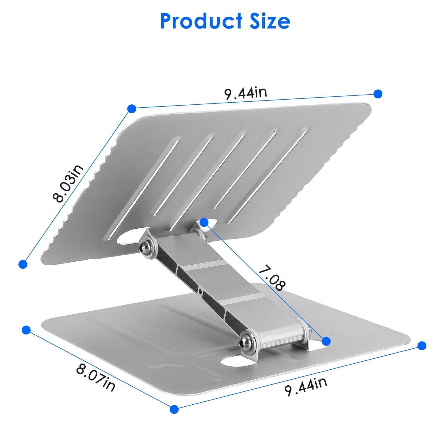 Support d'ordinateur portable réglable à angle progressif