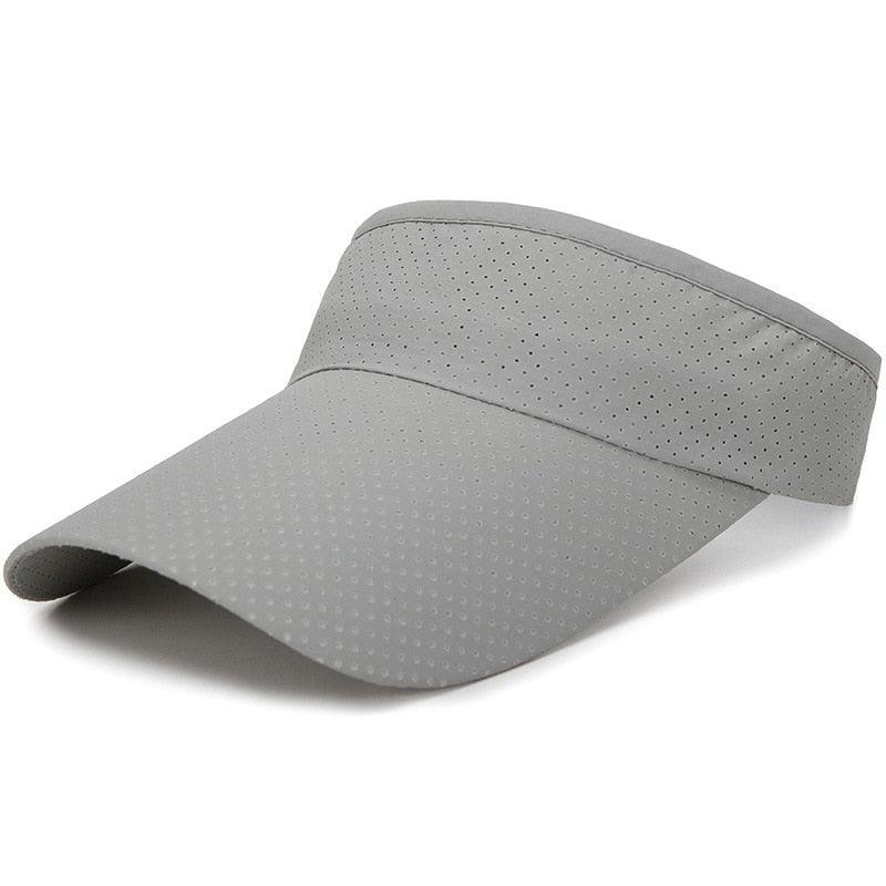 Chapeaux d'été réglables respirants Hommes Femmes Protection solaire Sports Golf Tennis Visière Chapeau Visière réglable Protection UV Top vide Solide Sports Extérieur Course Protection solaire Casquette résistante