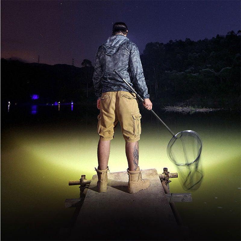 Lampe torche rechargeable USB réglable, batterie intégrée, 5 LED, phare puissant, étanche, lampe frontale super lumineuse pour le camping nocturne en extérieur