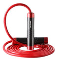 Corde à sauter lestée réglable Cordes à sauter lourdes avec câble extra épais réglable Poignées en aluminium et silicone Roulements à billes à grande vitesse Corde à sauter de qualité supérieure pour l'entraînement de boxe et les exercices de saut