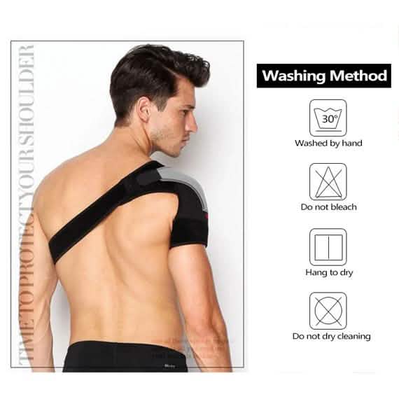 Adlikes – Attelle d'épaule réglable pour le sport, ceinture de maintien pour la gym