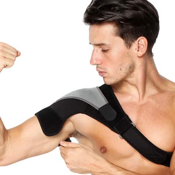 Adlikes – Attelle d'épaule réglable pour le sport, ceinture de maintien pour la gym