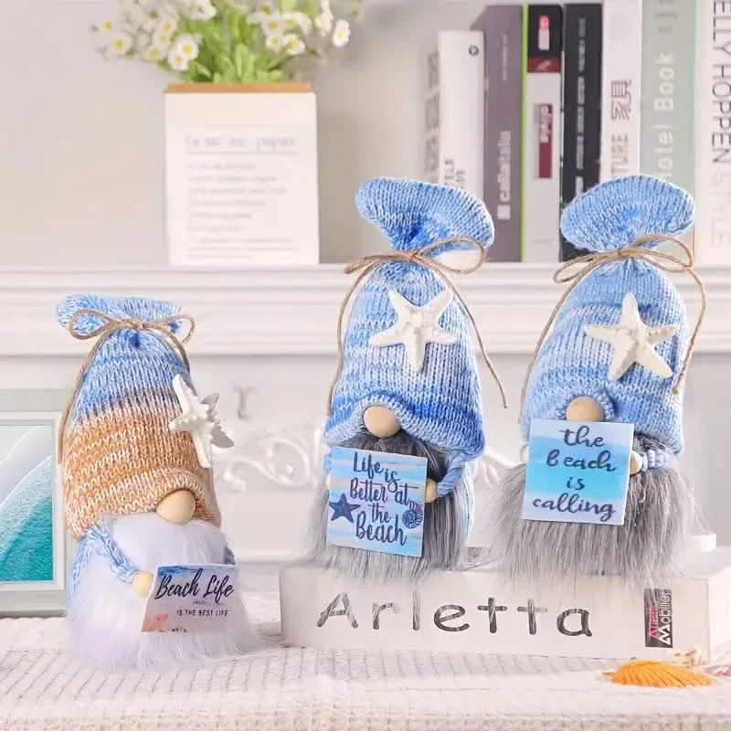 Adorable poupée en peluche de gnome marin