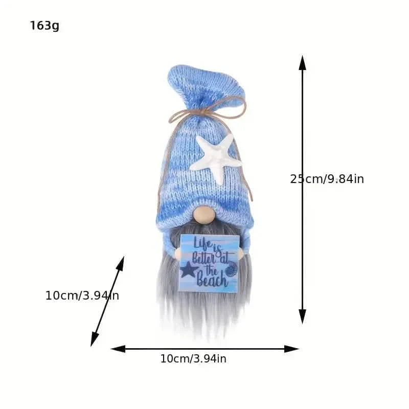 Adorable poupée en peluche de gnome marin
