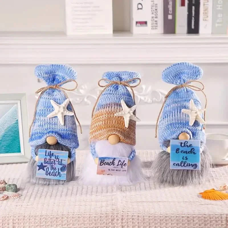 Adorable poupée en peluche de gnome marin