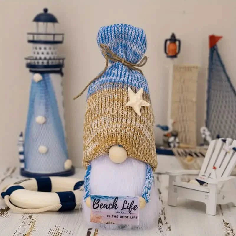 Adorable poupée en peluche de gnome marin
