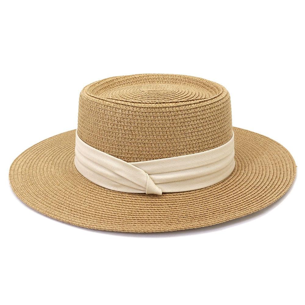 Chapeau de paille d'été pour adulte, mode décontractée, Fedora de plage, chapeau de paille à large bord, chapeau Fedora de luxe, chapeau de soleil d'été pliable, chapeau de soleil de plage léger pour femme, chapeaux de soleil respirants pour femme 56-58cm