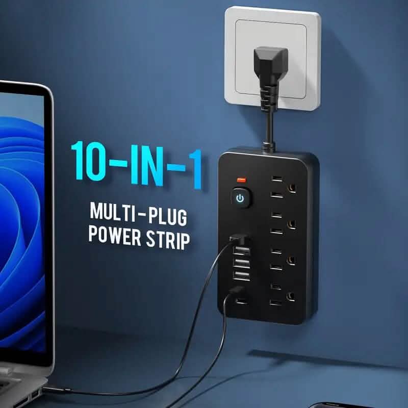 Multiprise électrique avancée 10-en-1