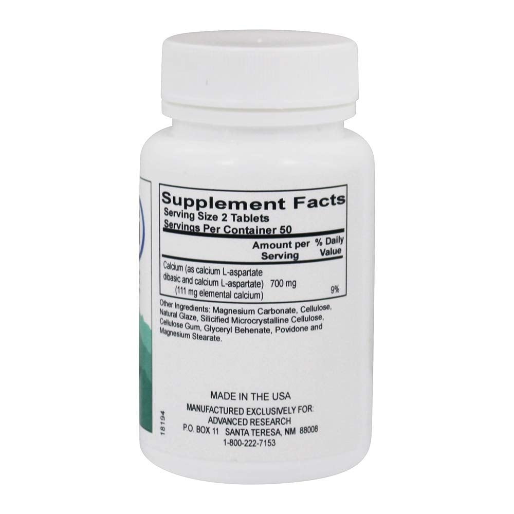 Advanced Research - Aspartate de calcium 350 mg. - 100 comprimés
