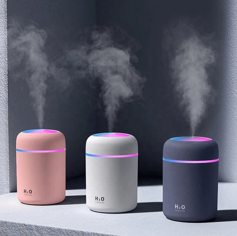 Mini Humidificateur Portable Diffuseur d'Huiles Essentielles avec Deux Modes de Pulvérisation et Fonction d'Arrêt Automatique Disponible en Plusieurs Couleurs Modernes