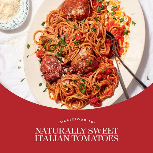 Sauce tomate maison Raos, formule sensible, 680 g, sauce pour pâtes, faible en glucides, compatible céto, entièrement naturelle, qualité supérieure, sans oignons ni ail, avec tomates italiennes et huile d'olive