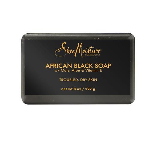 Pain de Savon SheaMoisture à l'Huile de Nigelle Africaine pour Peaux à Problèmes, Nettoyant au Beurre de Karité 227g