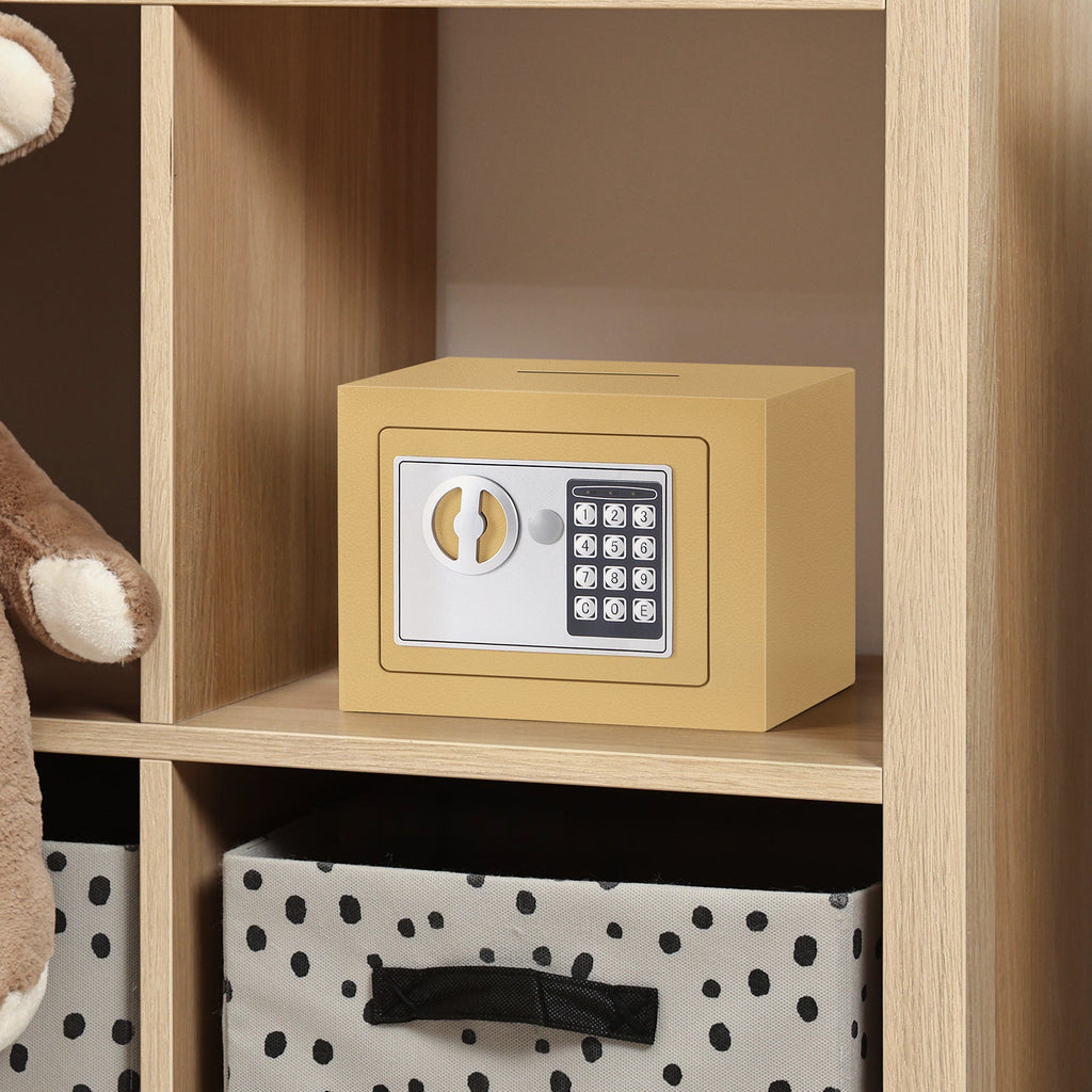 Coffre-fort numérique compact – Accès par clavier et clé