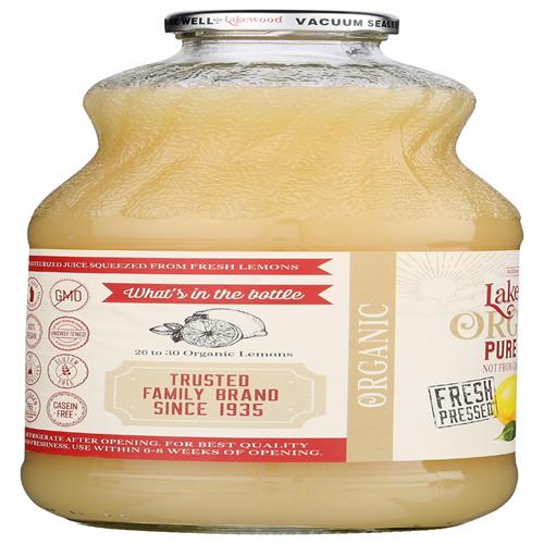 Jus de Citron Bio Pur Lakewood, 946 ml