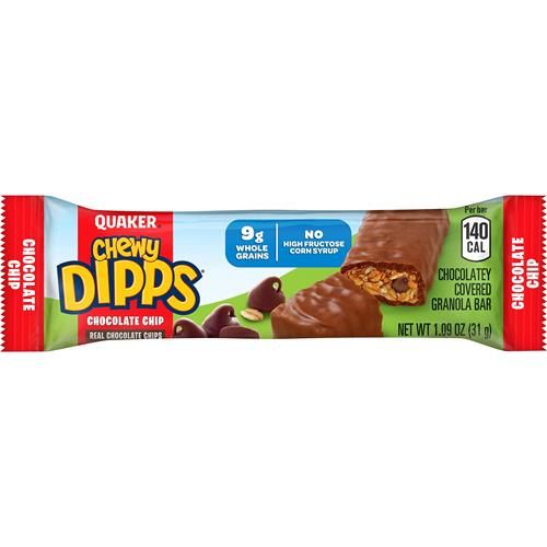 Quaker Chewy Dipps Pépites de chocolat, 31 g, 6 unités