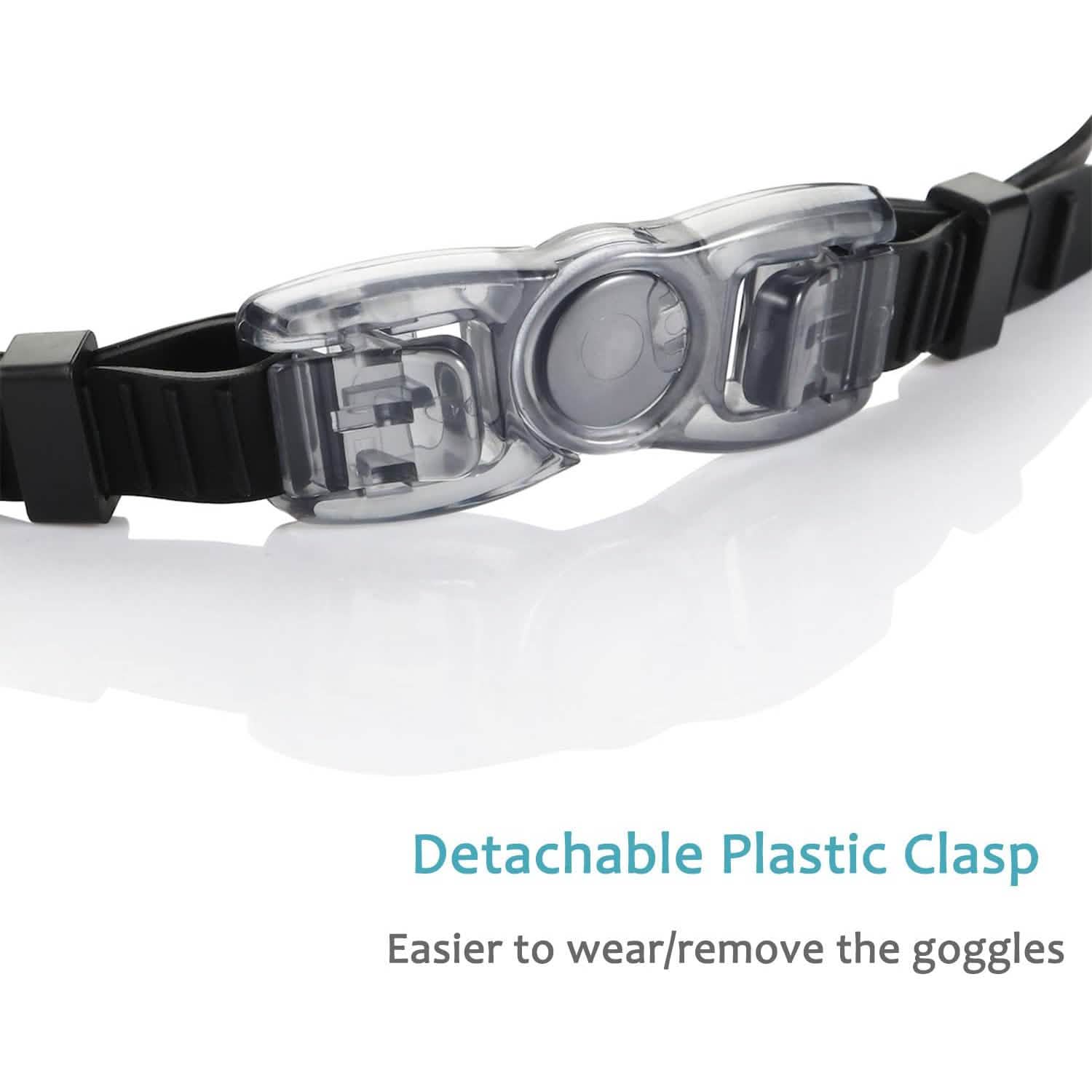 Aegend Lunettes de natation anti-fuite avec protection intégrale