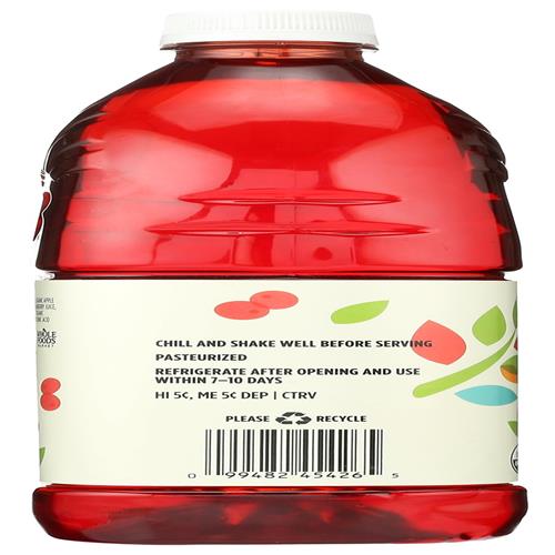 Jus de canneberge et de pomme biologique Whole Foods Market, 64 fl oz