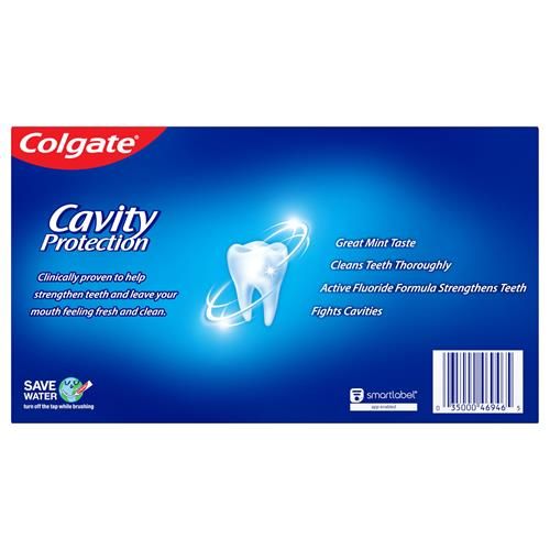 Colgate Dentifrice protection anti-caries au fluor, 170 g, paquet de 3