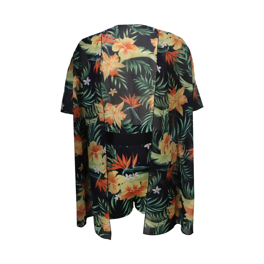 Ensemble de plage fleuri pour femme – Tenue d'été deux pièces