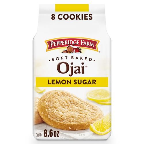 Biscuits sablés moelleux au citron Ojai de Pepperidge Farm, sac de 243 g (8 biscuits)