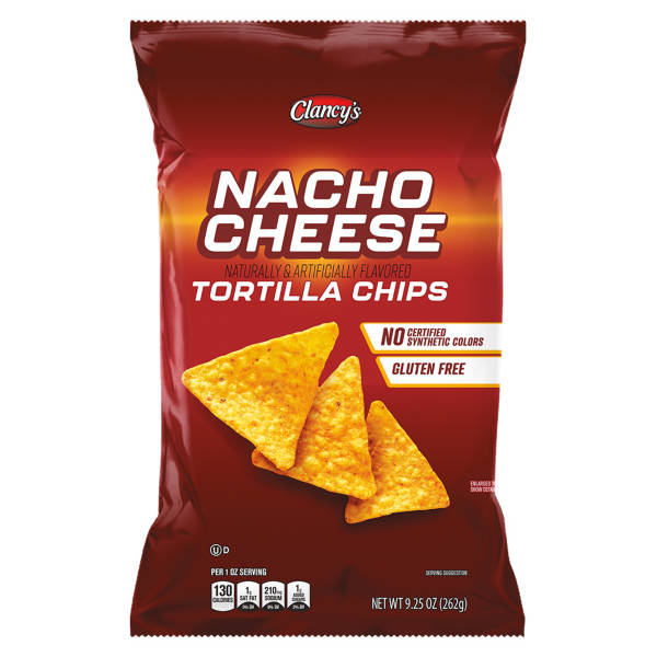 Clancy's Croustilles de maïs sans gluten au fromage style nacho, 262 g