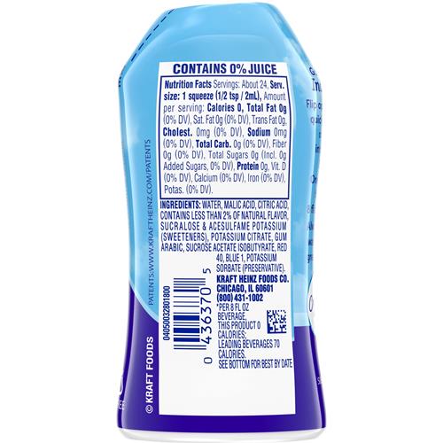 Crystal Light Sugar-Free Zero Calorie Liquid Water Enhancer - Blueberry Raspberry (1.62 Fl Oz Bottle)