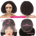 Perruque afro bouclée, perruques en cheveux humains, partie en T, dentelle transparente, perruques courtes bouclées, perruques épaisses pour femmes, perruques en cheveux humains, perruques pour femmes noires, cadeaux pour petites amies