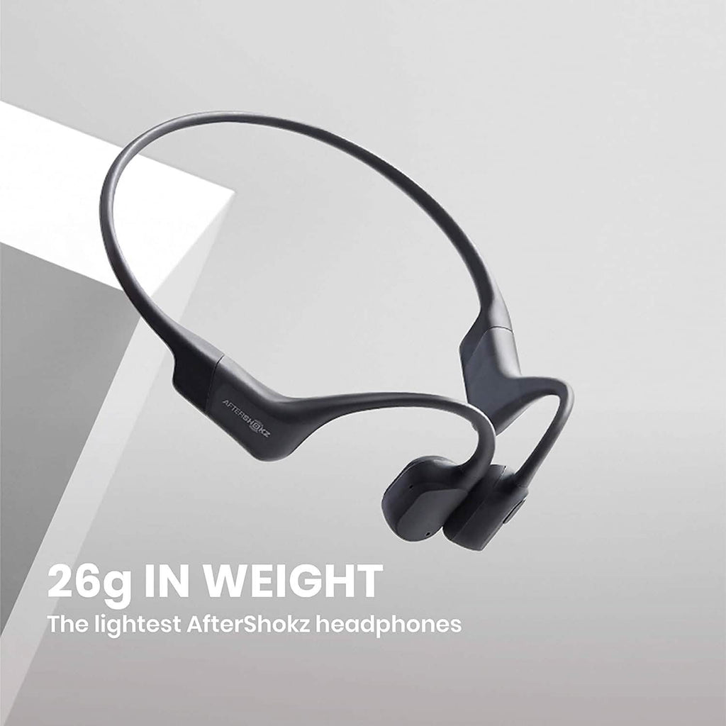 AfterShokz Aeropex - Casque de sport à conduction osseuse Bluetooth à oreille libre