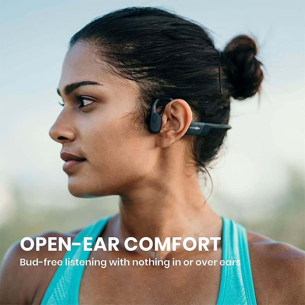 AfterShokz Aeropex - Casque de sport à conduction osseuse Bluetooth à oreille libre