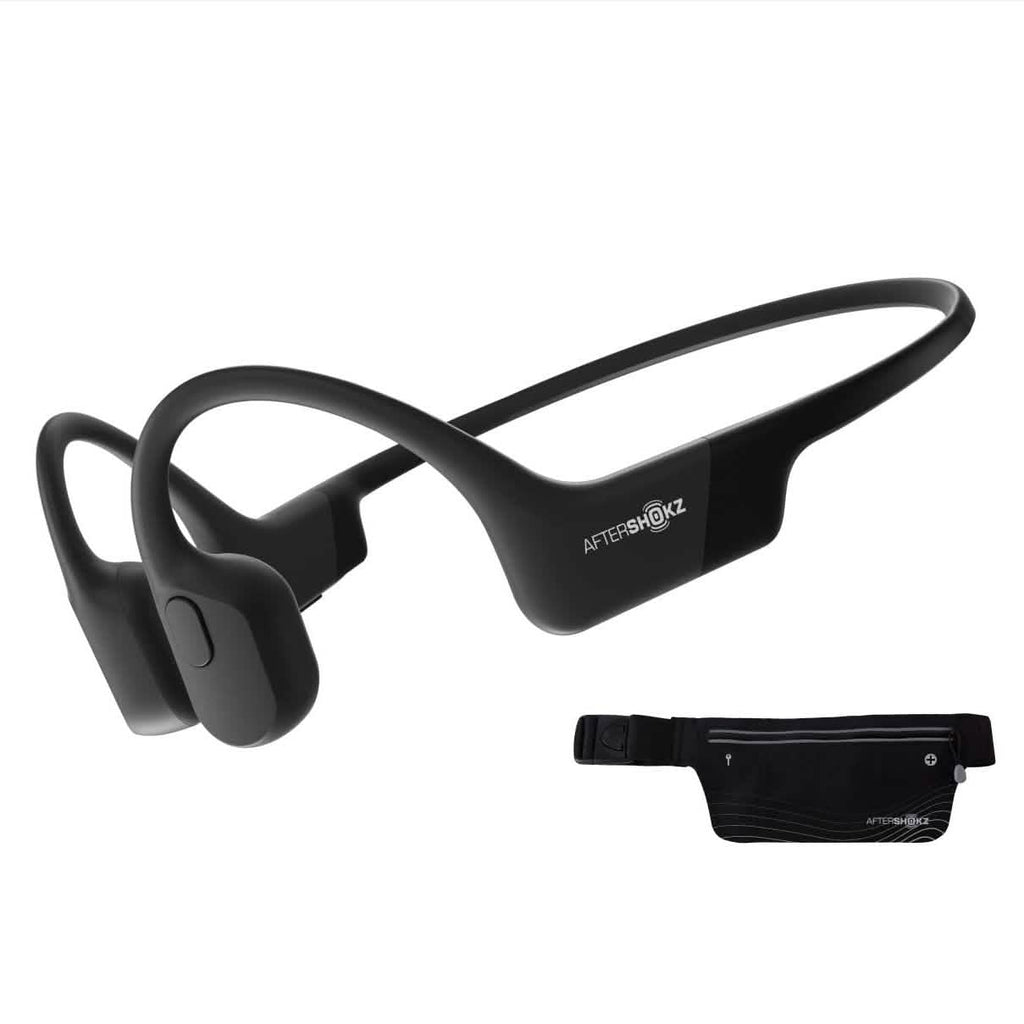 AfterShokz Aeropex - Casque de sport à conduction osseuse Bluetooth à oreille libre