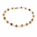 Earthy Indian Agate Bracelet – One-of-a-Kind Gold Filled Jewelry