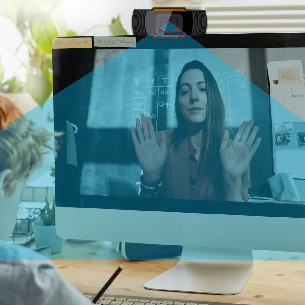 Webcam AGPTEK HD 1080P avec autofocus et microphone