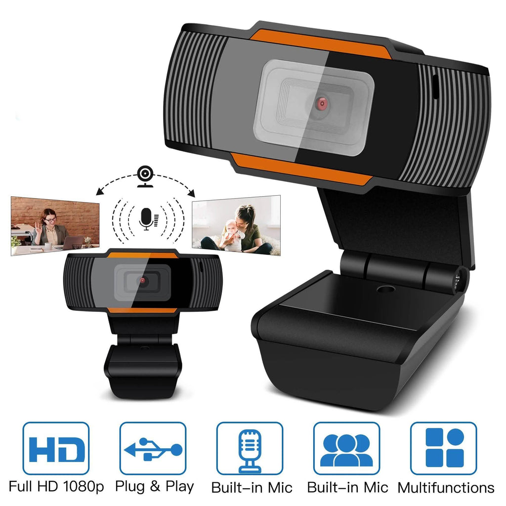 Webcam AGPTEK HD 1080P avec autofocus et microphone