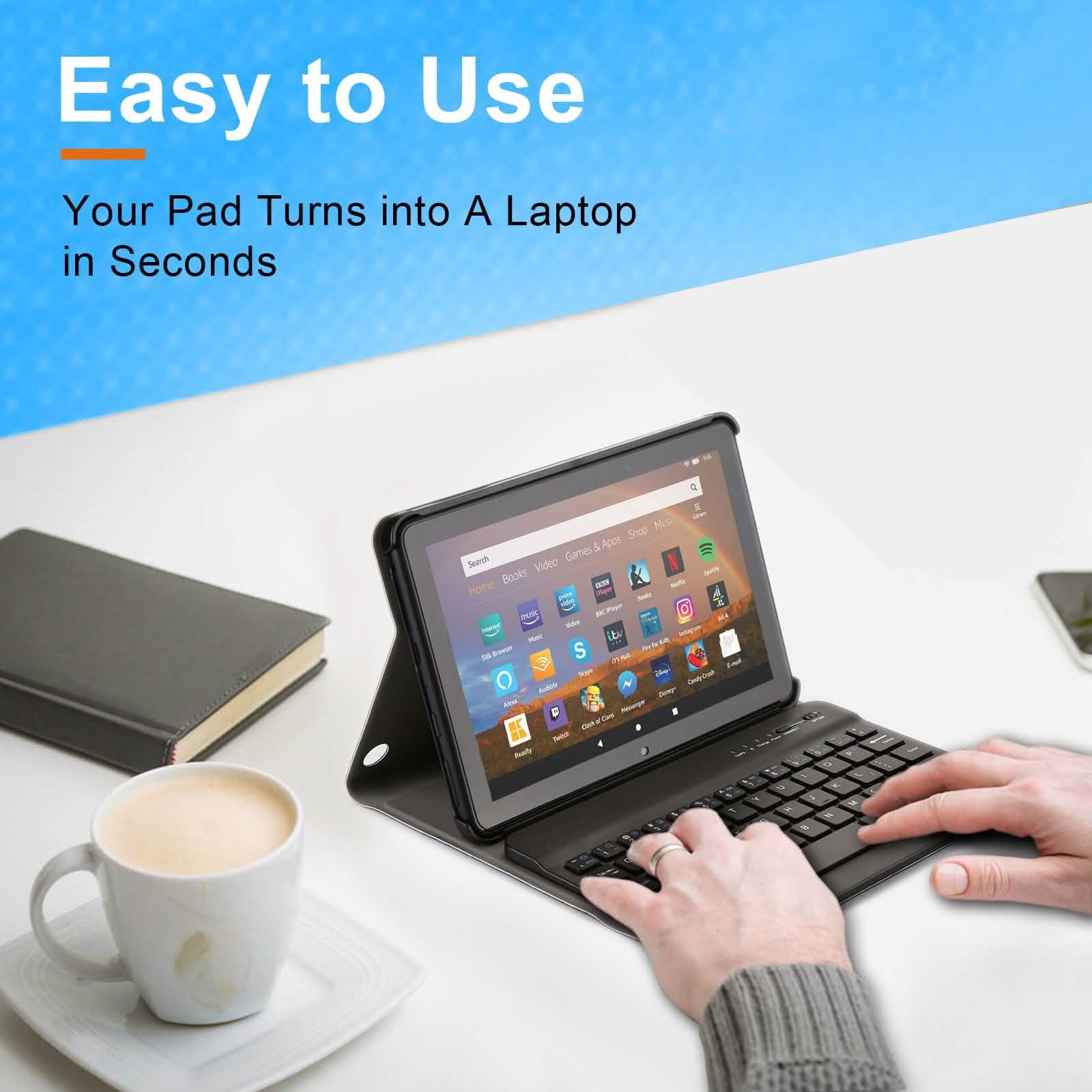 Étui Clavier AGPtEK pour Kindle Fire