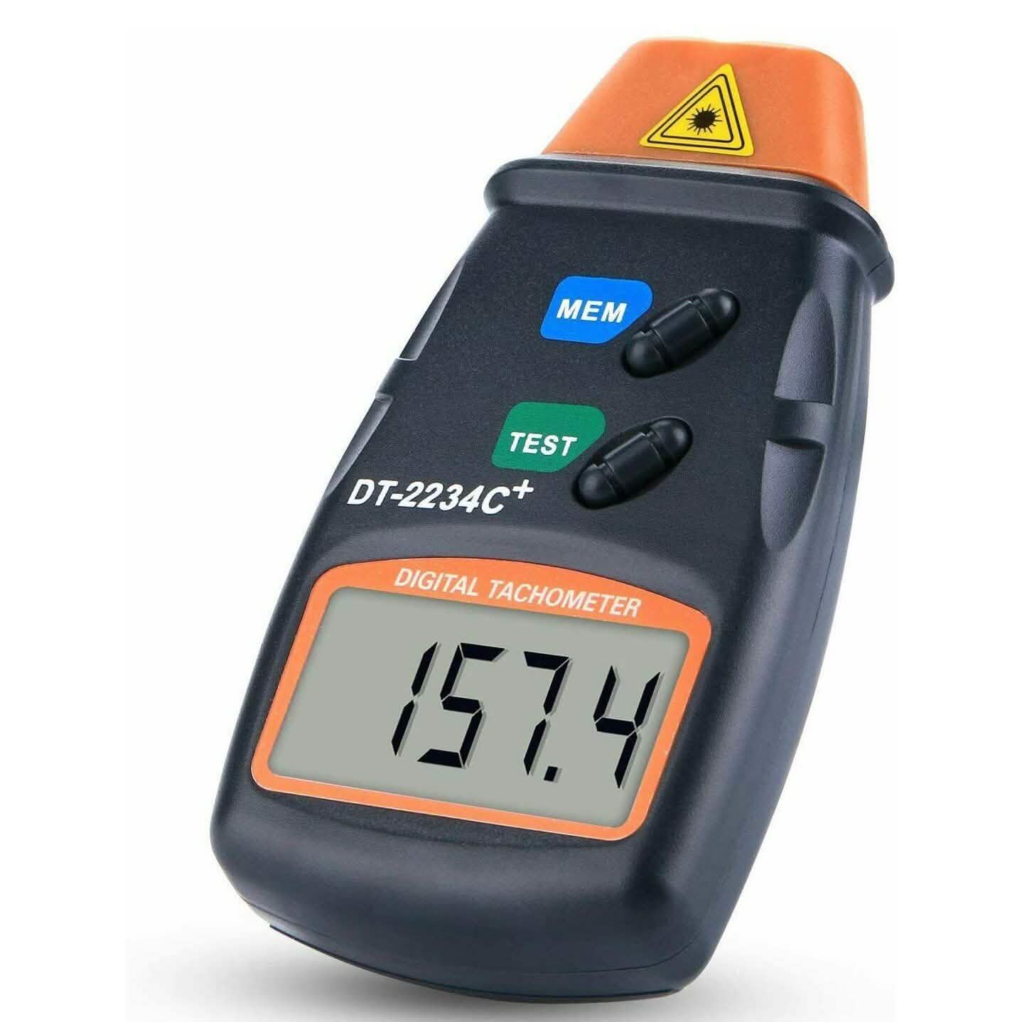 Compte-tours numérique laser professionnel AGPtek Tachymètre optique sans contact pour le compte-tours automatique