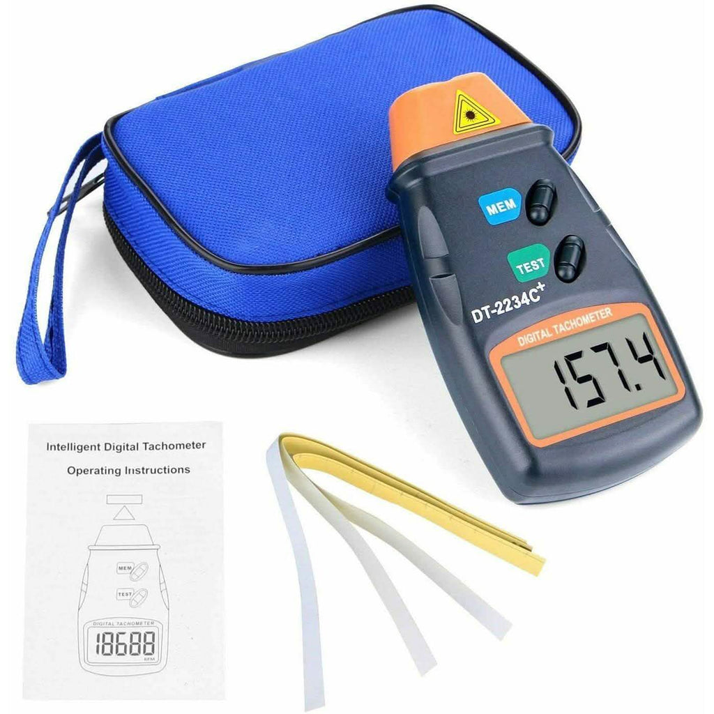 Compte-tours numérique laser professionnel AGPtek Tachymètre optique sans contact pour le compte-tours automatique