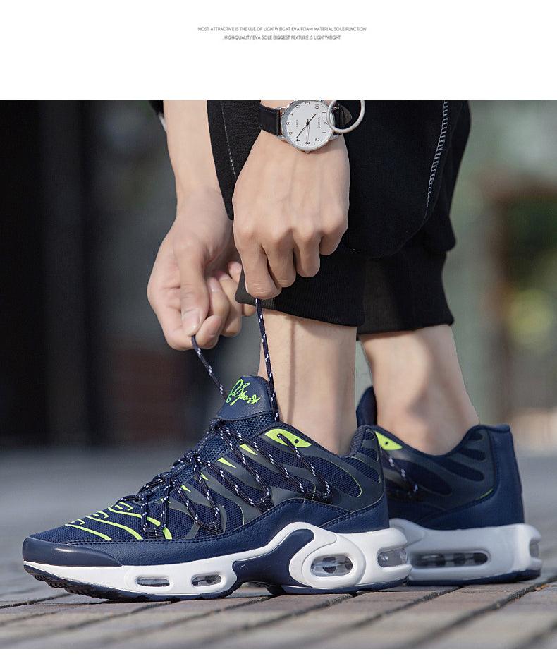 Chaussures de sport pour homme avec coussin d'air, baskets respirantes pour la course, tennis d'été, entraînement en extérieur, course légère, baskets de gym, jogging, marche, baskets pour homme.