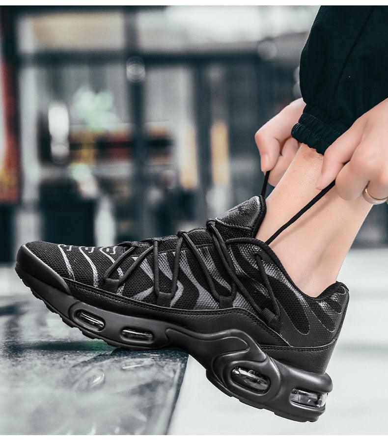 Baskets Hommes Confortables à Coussin d'Air Respirantes Antidérapantes Légères Décontractées pour la Course à Pied, la Gym, le Jogging, la Marche, les Couples, les Sports de Plein Air et la Gym