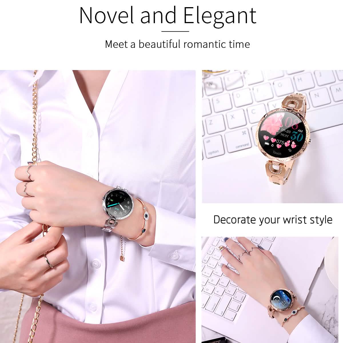 Montre connectée pour femmes AK15