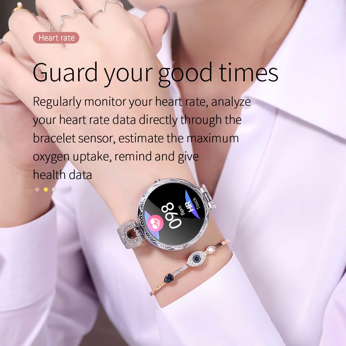 Montre connectée pour femmes AK15