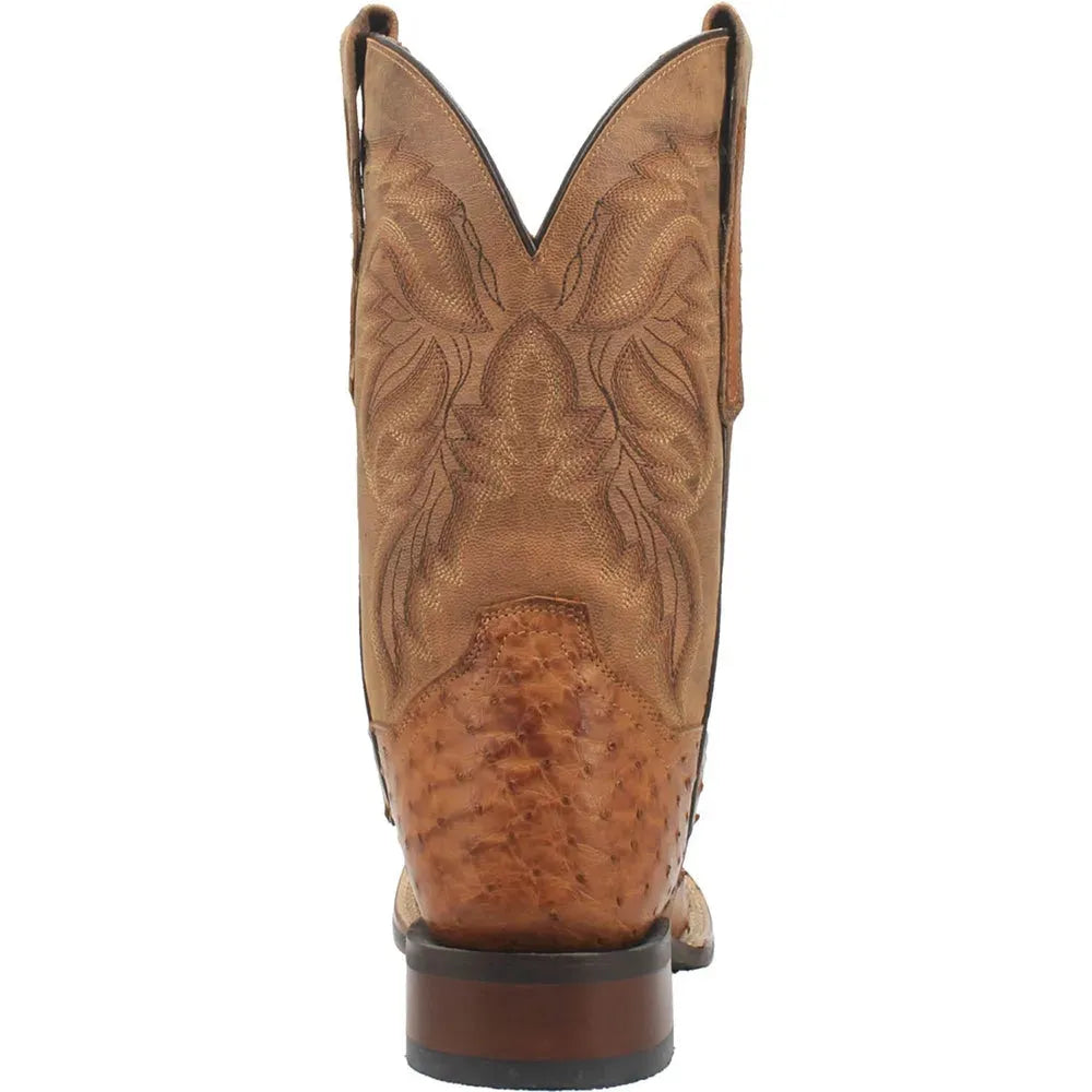Dan Post Alamosa – Bottes de cowboy en cuir d'autruche pour homme