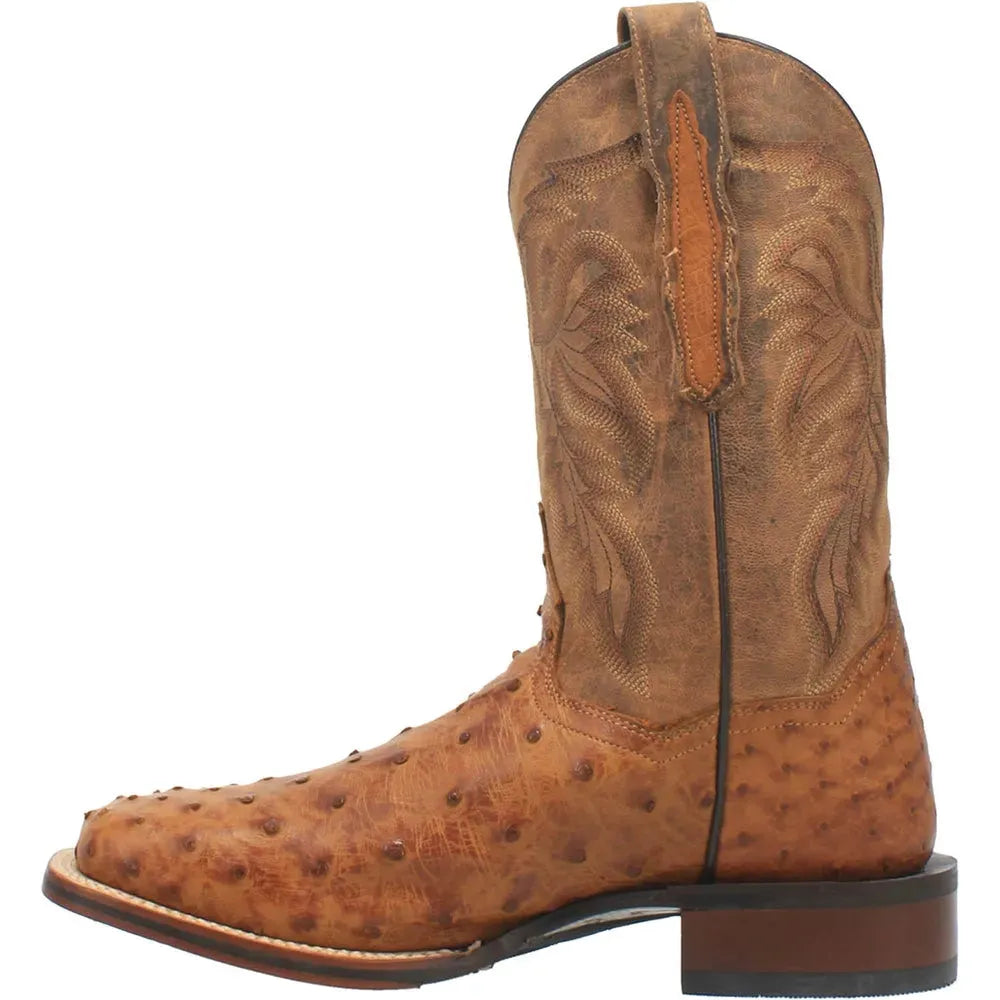 Dan Post Alamosa – Bottes de cowboy en cuir d'autruche pour homme