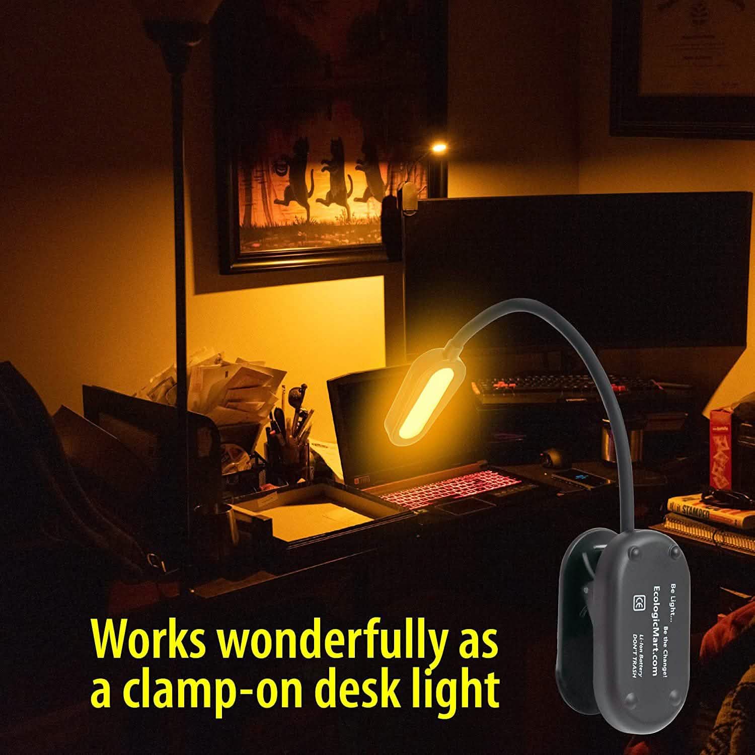 Kit Lampe de Lecture Rechargeable Tout-en-un