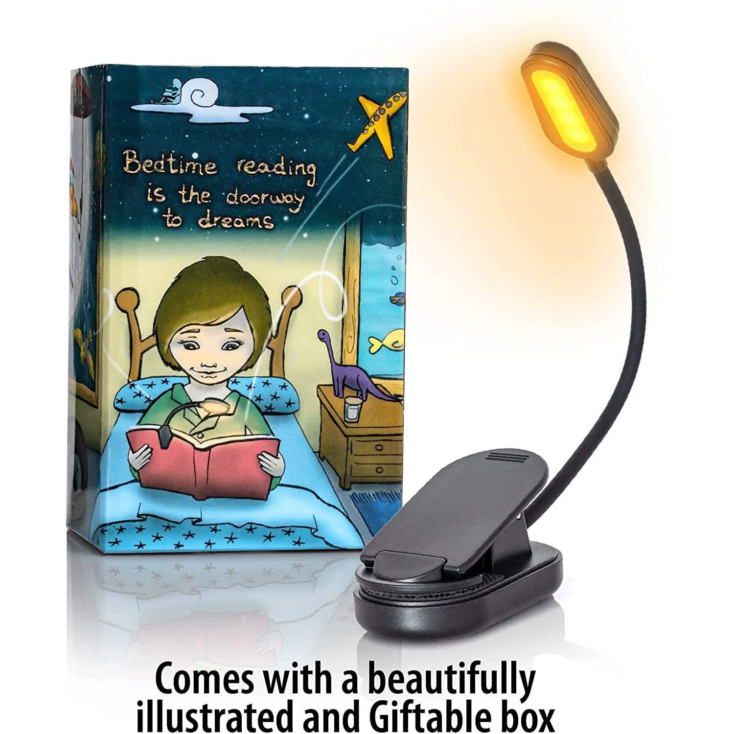 Kit Lampe de Lecture Rechargeable Tout-en-un