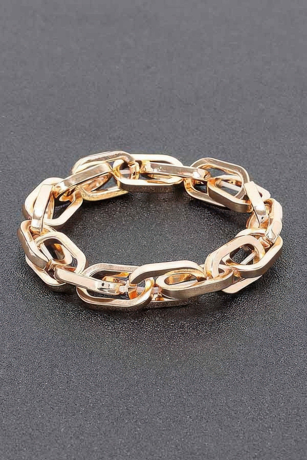 Bracelet chaîne en alliage coulé